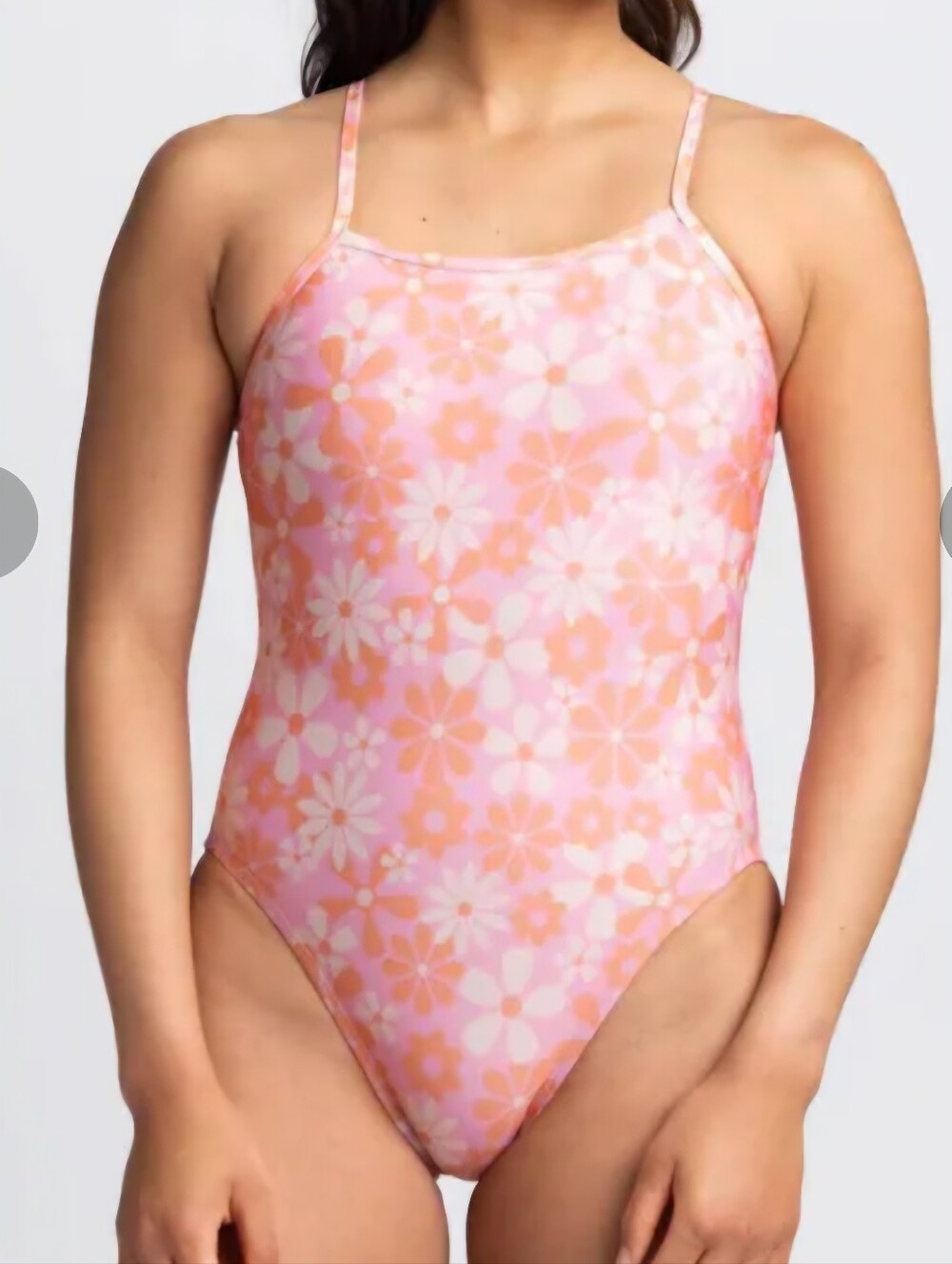 Jolyn Brandon Women's Nectar Floral Print One Piece Swimsuit Size 26 (0-2).